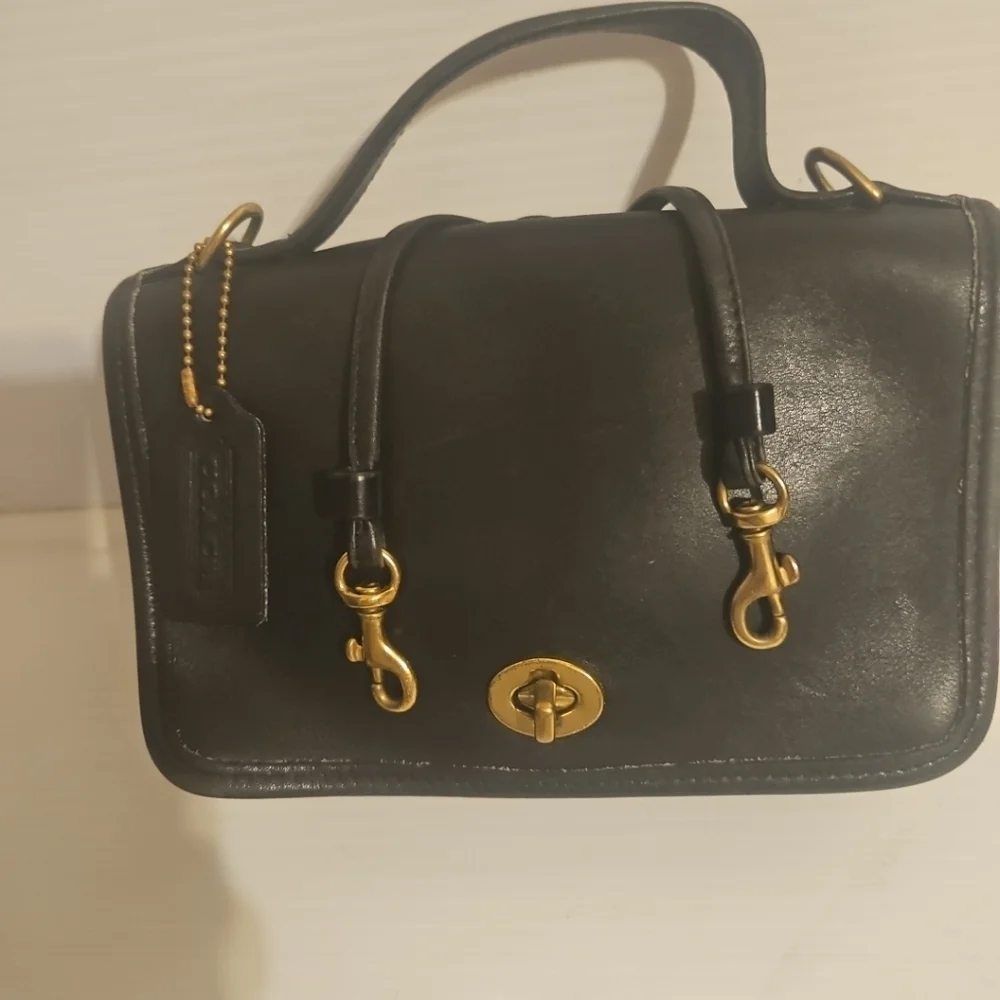 Vintage Coach Casino Bag 9924 Black